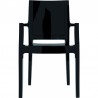 Arthur Polycarbonate Modern Dining Chair - Black - Arthur Polycarbonate Modern Dining Chair - Black