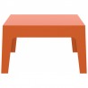 Box Resin Outdoor Center Table - Orange - Box Resin Outdoor Center Table - Orange