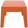 Box Resin Outdoor Center Table - Orange - Box Resin Outdoor Center Table - Orange