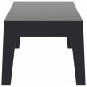 Box Resin Outdoor Center Table - Black - Box Resin Outdoor Center Table - Black
