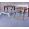 Queen Polycarbonate Side Table - Queen Polycarbonate Side Table