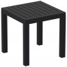 Ocean Square Resin Side Table - Black - Ocean Square Resin Side Table - Black