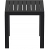 Ocean Square Resin Side Table - Black - Ocean Square Resin Side Table - Black