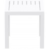 Ocean Square Resin Side Table - White - Ocean Square Resin Side Table - White