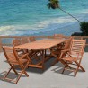 Amazonia Brandon 9 Piece Rectangular Patio Dining Set - Amazonia Brandon 9 Piece Rectangular Patio Dining Set