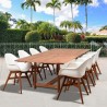 Amazonia Charlotte Deluxe 9 Piece Rectangular Patio Dining Set - Amazonia Charlotte Deluxe 9 Piece Rectangular Patio Dining Set