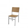 Vienna Dining Side Chair - Teak - Angled - Vienna Dining Side Chair - Teak - Angled
