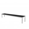 Vienna Bench 10' (Backless) - Black