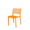 Savannah Side Chair - Orange - Angled - Savannah Side Chair - Orange - Angled