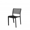 Savannah Side Chair - Black - Angled - Savannah Side Chair - Black - Angled