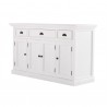 NovaSolo Halifax Mahogany Wood Buffet with 4 Doors 3 Drawers - NovaSolo Halifax Mahogany Wood Buffet with 4 Doors 3 Drawers