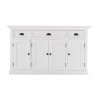 NovaSolo Halifax Mahogany Wood Buffet with 4 Doors 3 Drawers - NovaSolo Halifax Mahogany Wood Buffet with 4 Doors 3 Drawers