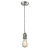 Bare Bulb Pendant - Polished Nickel