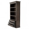 NovaSolo Halifax Mindi Wood Bookcase - NovaSolo Halifax Mindi Wood Bookcase