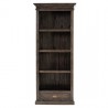 NovaSolo Halifax Mindi Wood Bookcase with 1 Drawer - NovaSolo Halifax Mindi Wood Bookcase with 1 Drawer
