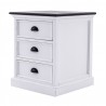 NovaSolo Halifax Accent Mahogany Wood Bedside Drawer Unit - NovaSolo Halifax Accent Mahogany Wood Bedside Drawer Unit