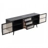 NovaSolo Nordic Smooth Boat Wood & Iron Buffet 2 Doors 3 Drawers - NovaSolo Nordic Smooth Boat Wood & Iron Buffet 2 Doors 3 Drawers