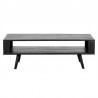  NovaSolo Nordic Mindi Smooth Boat Wood & Iron Coffee Table Open Shelf -  NovaSolo Nordic Mindi Smooth Boat Wood & Iron Coffee Table Open Shelf