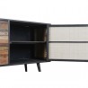  NovaSolo Nordic Rattan Boat Wood & Iron Buffet - 2 Doors 3 Drawers -  NovaSolo Nordic Rattan Boat Wood & Iron Buffet - 2 Doors 3 Drawers