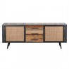 NovaSolo Nordic Rattan Boat Wood & Iron Buffet - 2 Doors 3 Drawers -  NovaSolo Nordic Rattan Boat Wood & Iron Buffet - 2 Doors 3 Drawers
