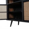 NovaSolo Nordic Rattan Boat Wood & Iron Buffet - 4 Doors - NovaSolo Nordic Rattan Boat Wood & Iron Buffet - 4 Doors