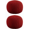 Aron Living Pouf Round Ottoman - 2 Pcs - Aron Living Pouf Round Ottoman - 2 Pcs