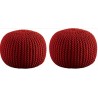 Aron Living Pouf Round Ottoman - 2 Pieces - Aron Living Pouf Round Ottoman - 2 Pieces