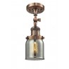 Glass Semi-Flush - Antique Copper
