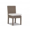 Sunset West Coronado Dining Chair with Canvas Flex Self Welt Cushion -Silo - Sunset West Coronado Dining Chair with Canvas Flex Self Welt Cushion -Silo