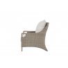 Sunset West Ibiza Club Chair With Cushions in Cast Silver - Side Angle - Sunset West Ibiza Club Chair With Cushions in Cast Silver - Side Angle