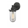 Oiled Rubbed Bronze - Clear Glass