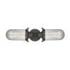 Oiled Rubbed Bronze - Clear Glass