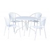 Alfresco Home Martini Café Dining Set With Table and 4 Chairs