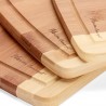 Organic Bamboo Cutting Board - Side Angle