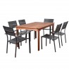 International Home Miami Amazonia Koningsdam 7 Piece Rectangular Patio Dining Set - International Home Miami Amazonia Koningsdam 7 Piece Rectangular Patio Dining Set