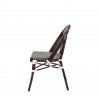 Paris Dining Side Chair - Black and White - Side - Paris Dining Side Chair - Black and White - Side