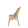 Paris Dining Side Chair - Cream and Chocolate - Side - Paris Dining Side Chair - Cream and Chocolate - Side