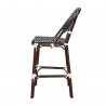 Paris Bar Side Chair - Black and White - Side - Paris Bar Side Chair - Black and White - Side