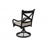 Monterey Swivel Dining Chair With Cushions - Back in White BG - Monterey Swivel Dining Chair With Cushions - Back in White BG