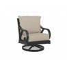 Monterey Wicker Swivel Rocker With Cushions - Monterey Wicker Swivel Rocker With Cushions