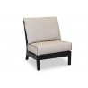 Monterey Armless Club With Cushions In Frequency Sand With Canvas Walnut Welt