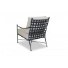  Provence Aluminum Club Chair - Back -  Provence Aluminum Club Chair - Back