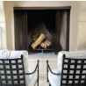 Provence Aluminum Club Rocker With Cushions - Lifestyle