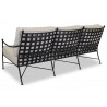 Provence Aluminum Sofa With Cushions - Back - Provence Aluminum Sofa With Cushions - Back