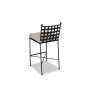 Provence Aluminum Barstool With Cushions - Back - Provence Aluminum Barstool With Cushions - Back