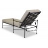 Sunset West Provence Aluminum Chaise Lounge With Cushions - Back - Sunset West Provence Aluminum Chaise Lounge With Cushions - Back