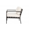 Sunset West Mesa Club Chair With Cushions In Cast Pumice - Side - Sunset West Mesa Club Chair With Cushions In Cast Pumice - Side