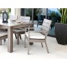 Laguna Dining Chair With Cushions In Canvas Flax - Lifestyle 2  - Laguna Dining Chair With Cushions In Canvas Flax - Lifestyle 2 