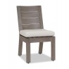  Laguna Armless Dining Chair With Cushions In Canvas Flax -  Laguna Armless Dining Chair With Cushions In Canvas Flax
