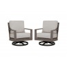 Laguna Aluminum Swivel Club Rocker With Cushions - Laguna Aluminum Swivel Club Rocker With Cushions